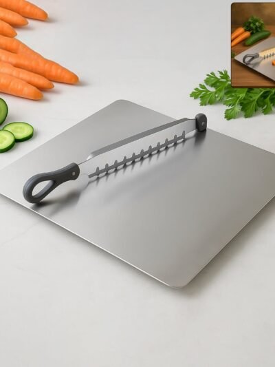 Vegetable Slicer Tool – Adjustable Stainless Steel Cutter for Uniform Slicing