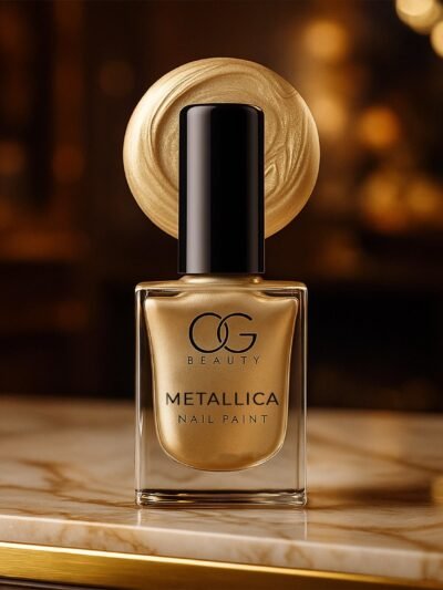 Metallic Nail Polish – High-Shine Vintage Brass Gold Finish