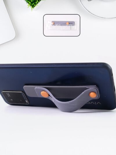 Silicone Phone Loop Finger Holder – Secure Grip & Multi-Use Kickstand