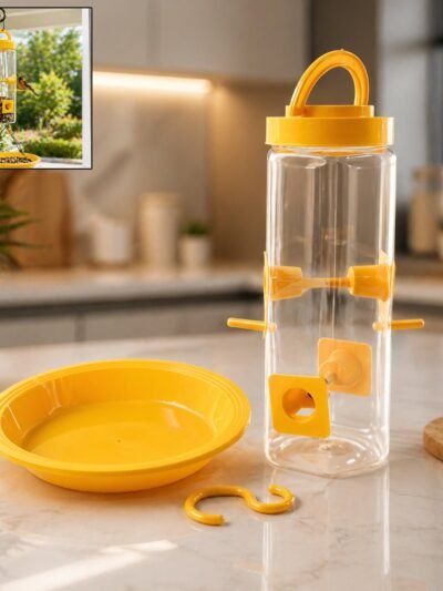 Hanging Bird Feeder � Multi-Port Design for Garden & Balcony