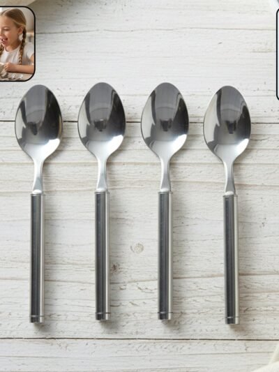 Stainless Steel Dinner Spoon Set – Durable, Elegant & Reusable