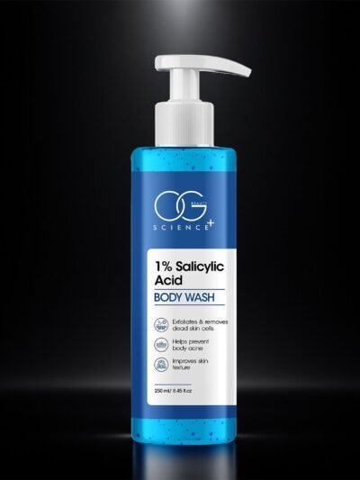 Salicylic Acid Body Wash – 1% Anti-Acne Exfoliating Gel