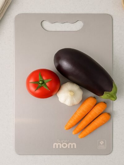 Stainless Steel Chopping Board – Durable 1.5mm Thick Cutting Surface