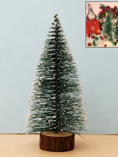 Mini Artificial Christmas Tree with Snow Effect – Compact Festive Decor