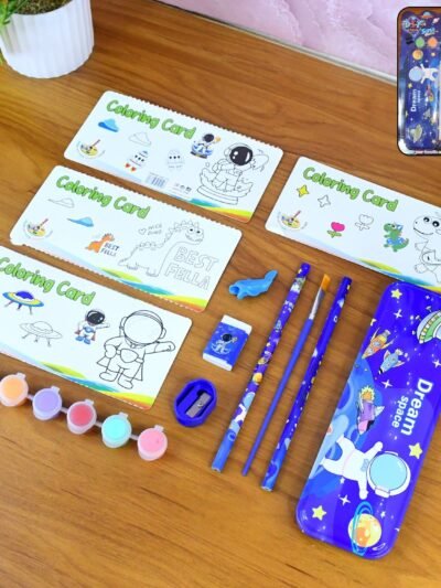 Space Theme Kids Stationery Set – Creative Art & Learning Kit