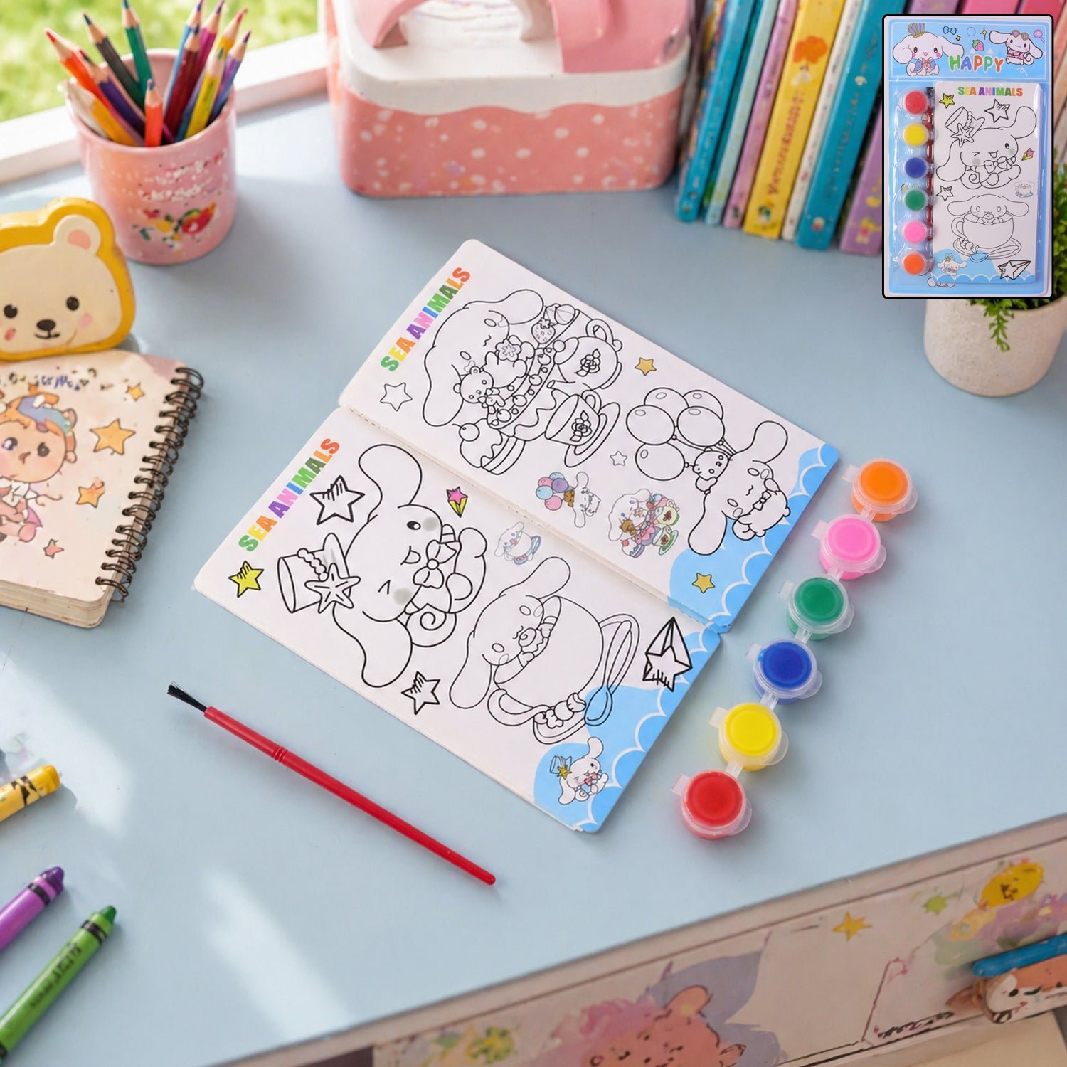 Kids DIY Colour Painting Kit � Encourages Creativity & Learning
