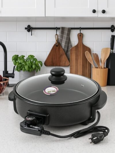 Electric Multi-Purpose Cooker – 1500W Powerful Non-Stick Pan