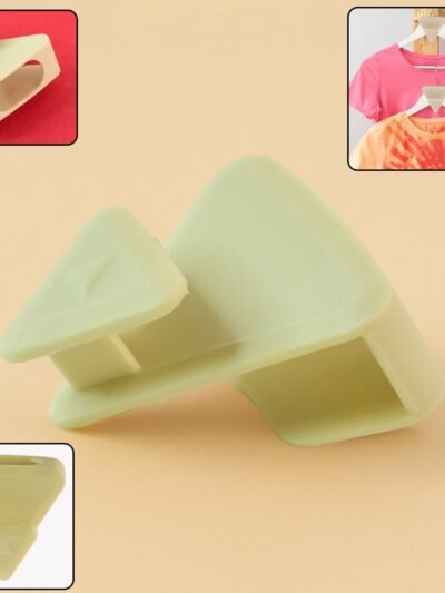Plastic Triangle Hanger Connector Hook – Space-Saving Wardrobe Organizer
