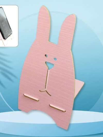 Wooden Rabbit Mobile Stand � Cute Desk Holder | PHOBIA