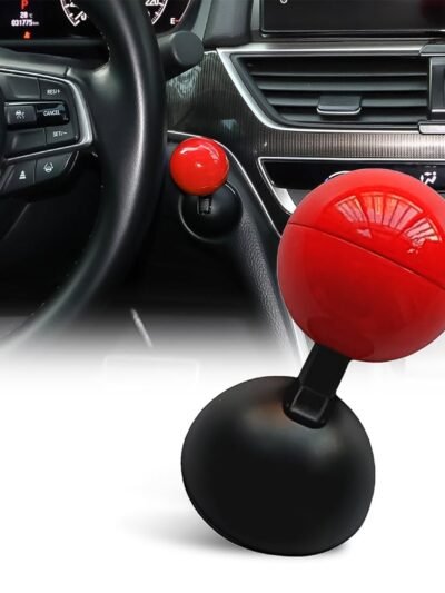 Ball Design Car Push Start Button Cover – Durable Metal Alloy