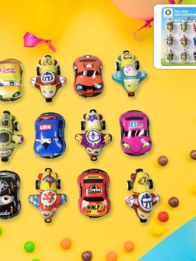 Mini Pull Back Car Toy Set � 12-Piece Vehicle Collection | Aditi
