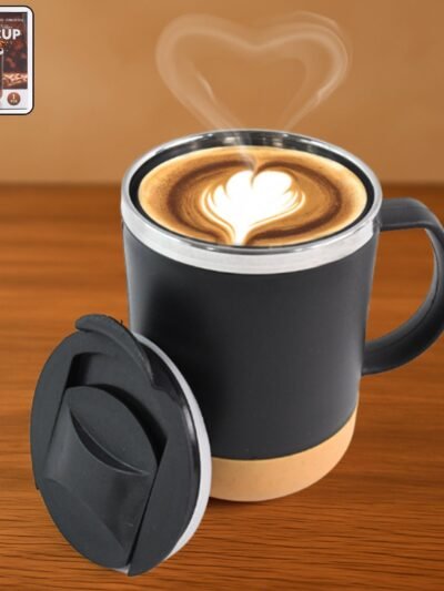Insulated Coffee Mug 350ml – Spill-Proof & Long-Lasting Heat Retention