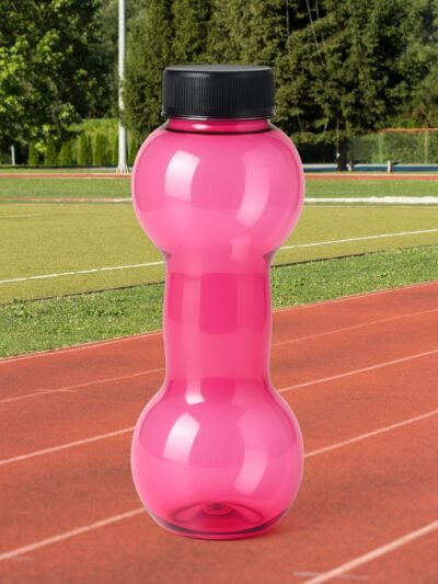Dumbbell Water Bottle – 550ml BPA-Free Hydration | FitFuzion
