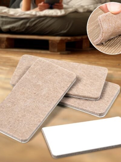 Felt Furniture Pads – Square Floor Protectors (4-Pc) | Safelix