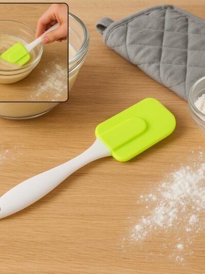 Silicone Cooking Spatula – Heat Resistant & Food Grade, 18 cm