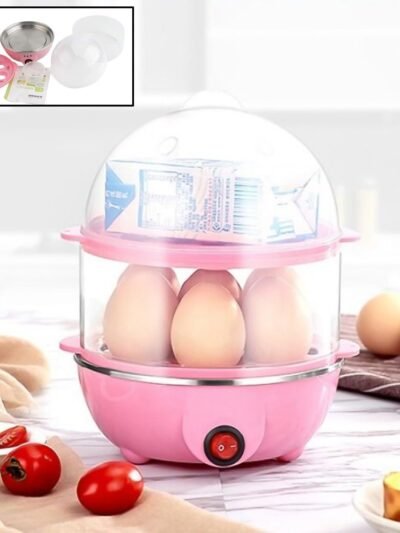Electric Egg Boiler – 2 Layer Steamer & Poacher |