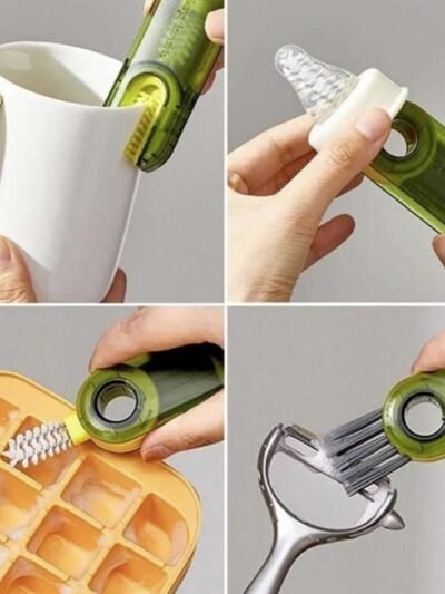 Bottle Cleaning Brush – 3-in-1 Cup & Lid Scrubber | SparkleTidy
