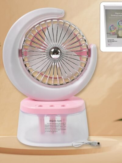 Portable Humidifying Fan � LED Light & USB | Airvanta