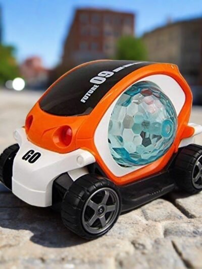 Rotating Stunt Car Toy – 360° Bump & Go Fun | Spark Tots