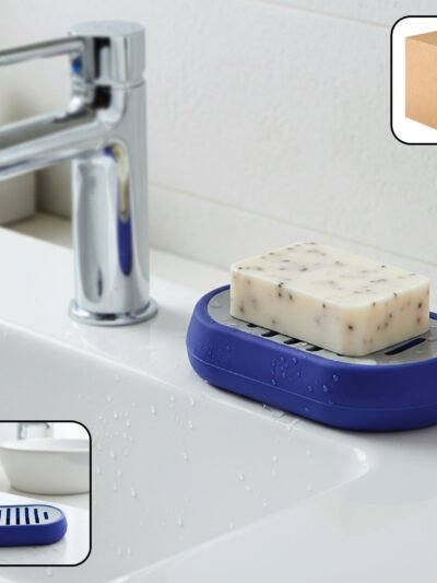Plastic Soap Holder Tray – Keeps soap dry and organized