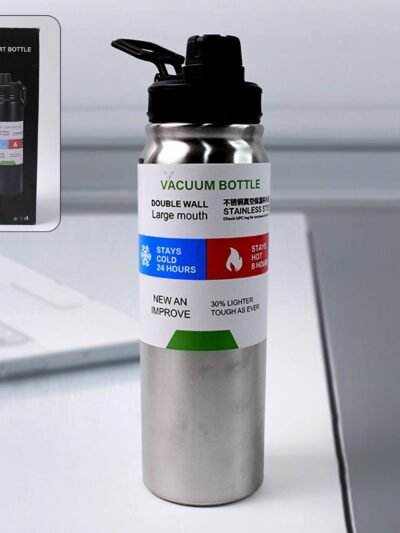 Vacuum Insulated Stainless Steel Water Bottle – Durable, 800 ML