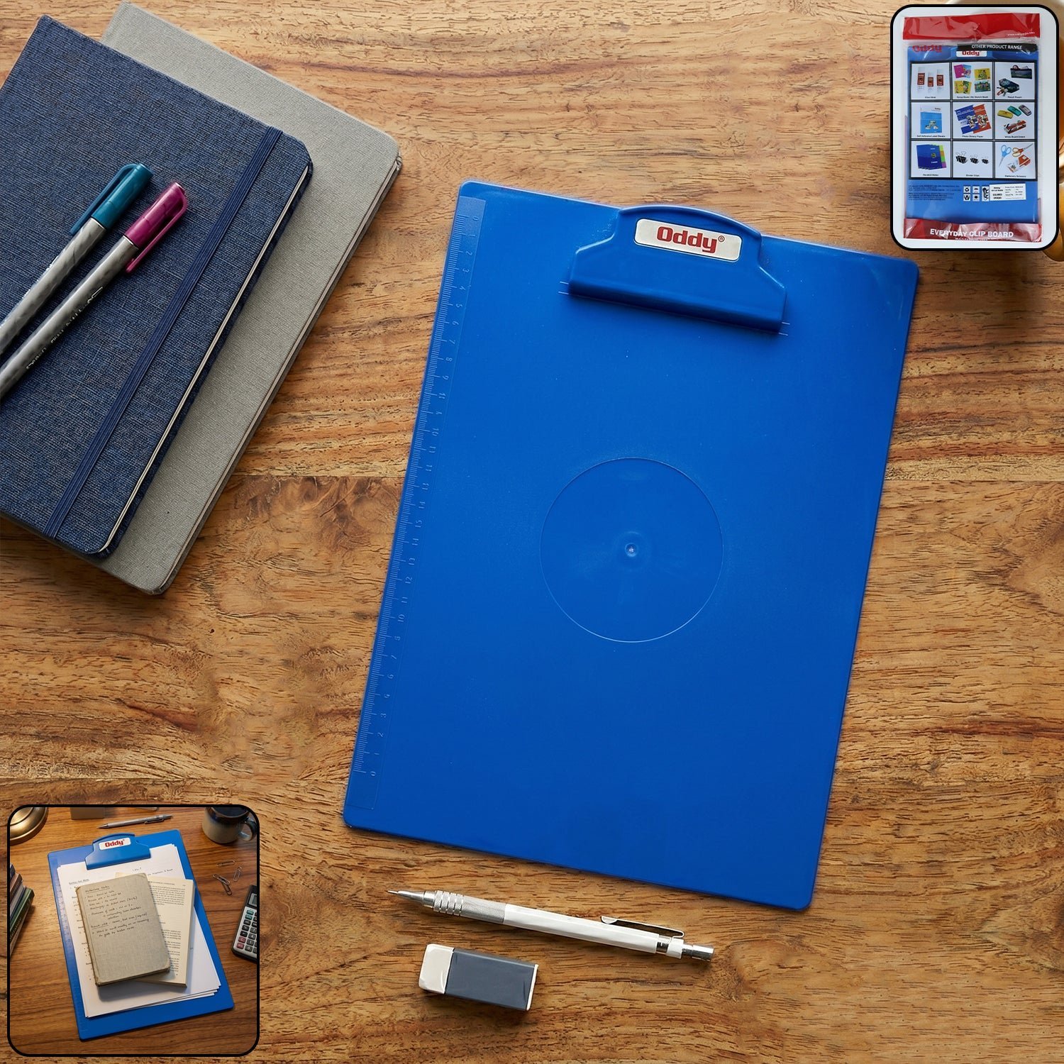 Plastic Clip Board � Durable A4 Size with Secure Grip for Writing