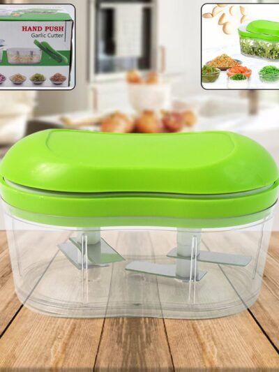 Garlic & Vegetable Chopper – Manual Hand Push for Quick Prep