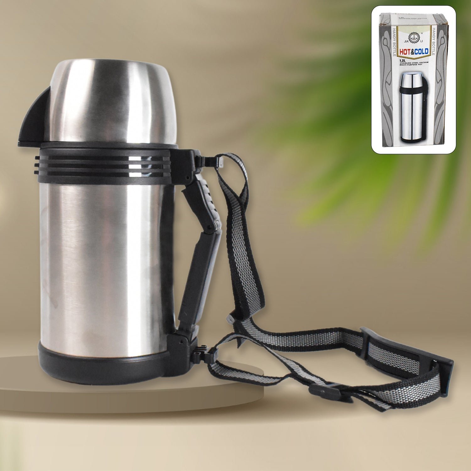 Stainless Steel Vacuum Flask Bottle 1200ml – Portable & Leakproof | Own Hydrate