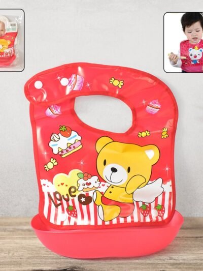 Waterproof Baby Bib – Soft, Reusable & BPA-Free Protection