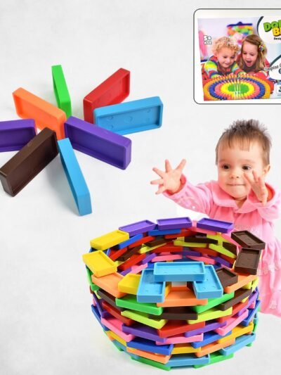 Wooden Domino Blocks � 120 Pcs Colorful Stacking Set | Aditi