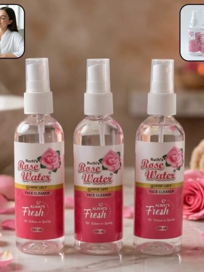 Rose Water Face Spray Set – Hydrating & Refreshing Skincare