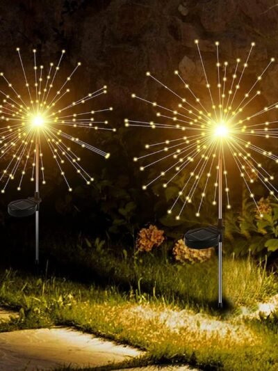 Decorative Solar Firework LED Garden Lights – Waterproof Outdoor Sparkler