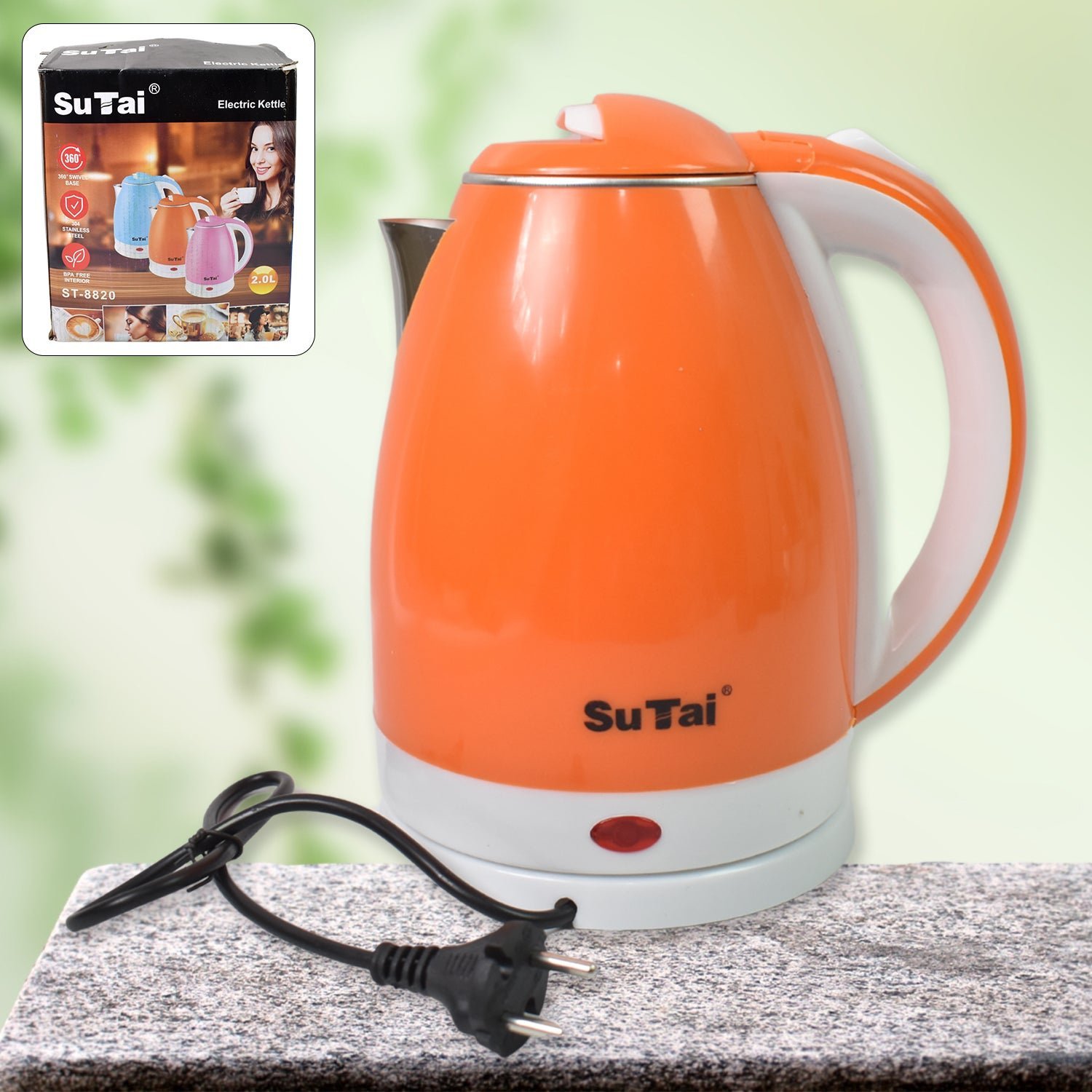 Electric Kettle � 2L Stainless Steel with Auto Shut-Off | Siplix