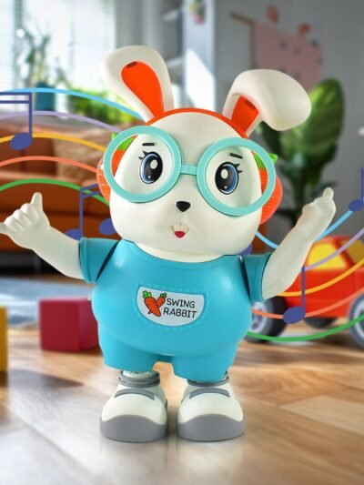 Swing Rabbit Musical Dancing Toy – LED Lights & Fun Music
