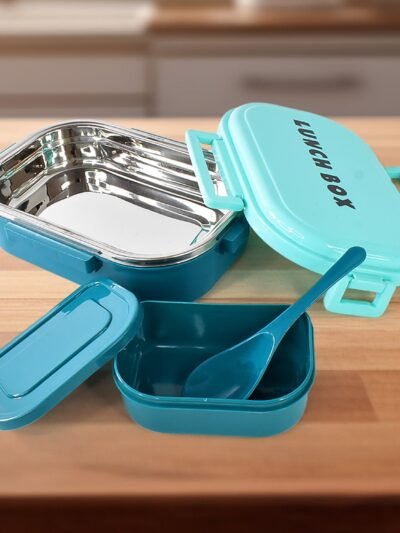 Stainless Steel Lunch Box – 3-in-1 Leakproof Set | Lunchie Bunchie
