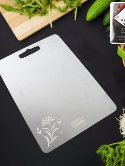Stainless Steel Medium Chopping Board – Durable & Rust-Resistant