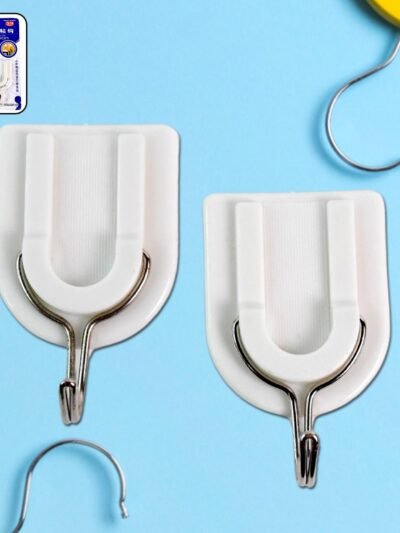 Adhesive Wall Hooks – Stainless Steel & Multipurpose | GlimmerHome