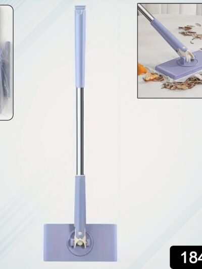 Mini Mop with Automatic Cloth Change & Push-Pull Handle | Velvet Wipe