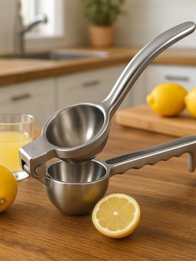 Aluminum Lemon Squeezer – Heavy-Duty Dual-Lever Juicer