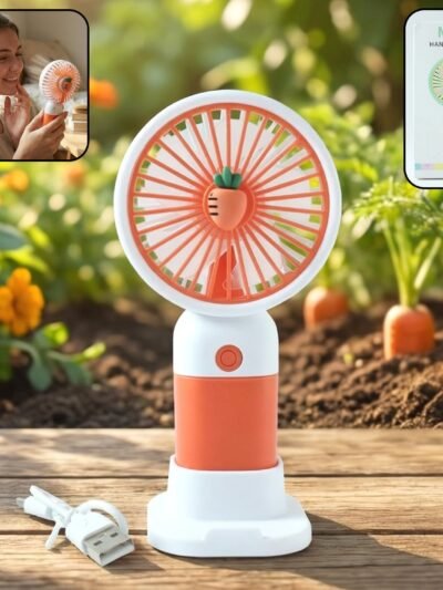 Mini Rechargeable Handheld Fan – Portable & USB Charging