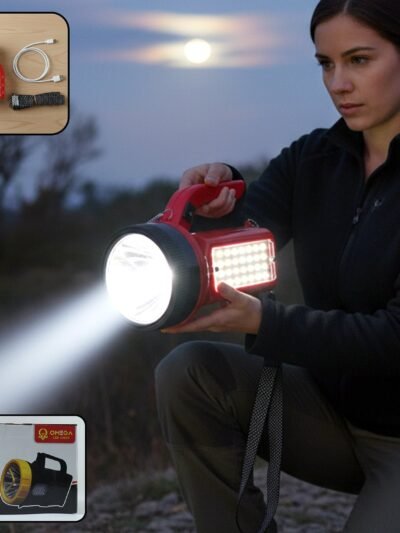 Rechargeable LED Torch – High Power & Emergency Light Panel