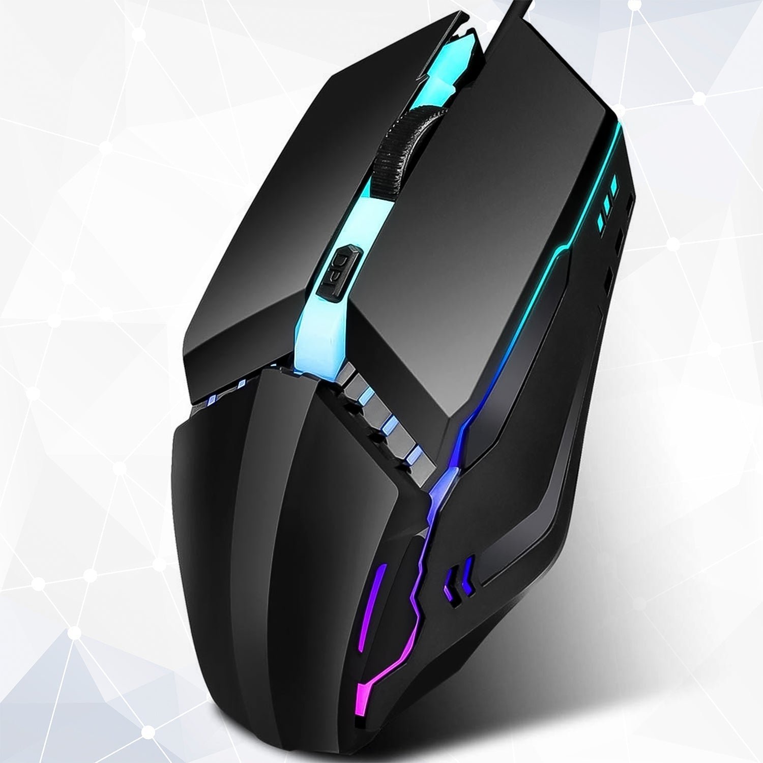 Wired Gaming Mouse � Ergonomic Design & RGB Lighting | Indo Glow