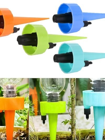 Self-Watering Spikes – Automatic Plant Waterer, 4 Pcs | Grow Garden Tools