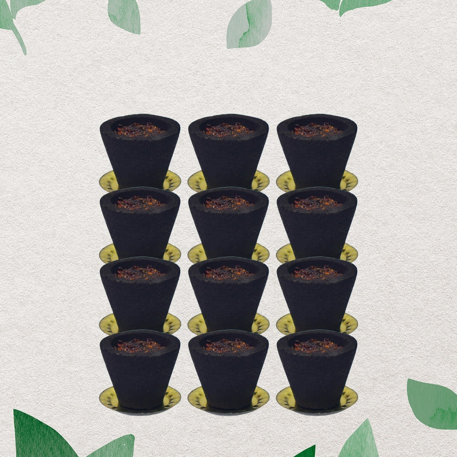 Gugal Sambrani Cups – 12 Pc Havan Set for Pooja | Indo Glow