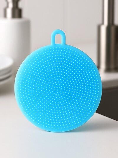 Silicone Dish Scrubber – Heat Resistant, Mildew Free Cleaning Tool