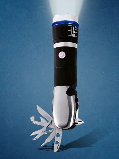 Multi-Tool LED Flashlight – 7-in-1 Emergency Tool | BoltForce
