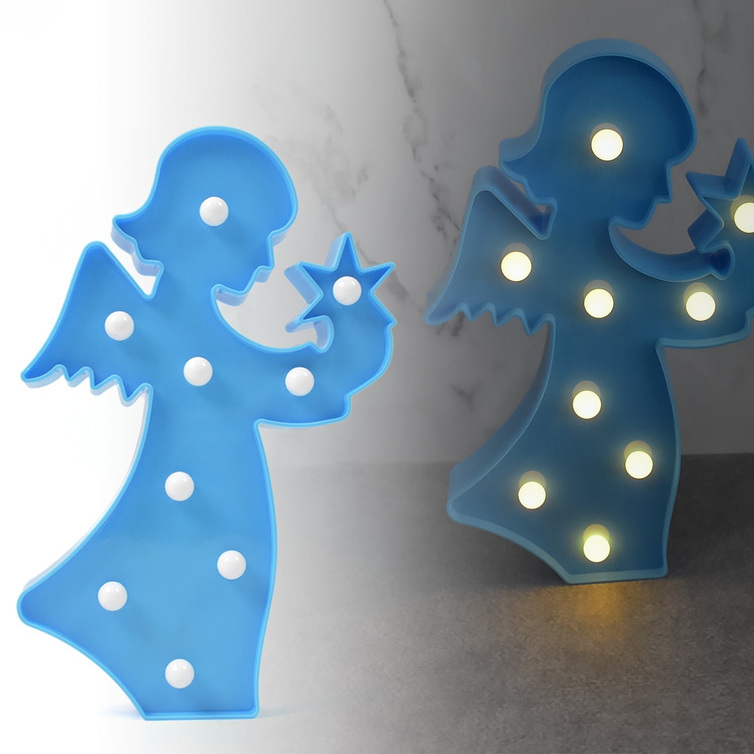 LED Angel Night Light � Battery Operated Room Decor | Deskrova