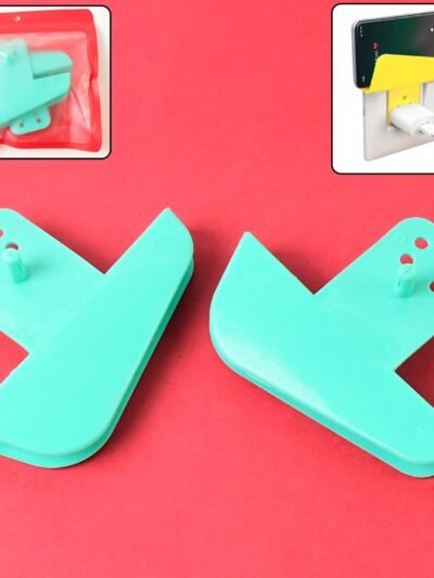 Mobile Phone Charging Stand – Secure Plastic Holder (2 Pc)
