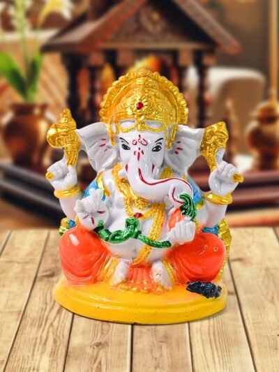Lord Ganesha Idol – Handcrafted Decorative Showpiece for Home