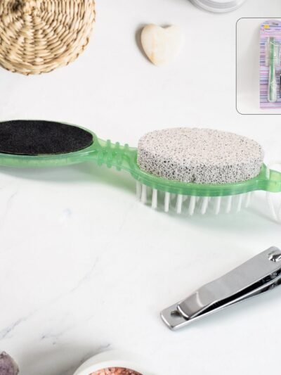 Pedicure Tool – 5-in-1 Foot Scrubber with Nail Cutter for Smooth Feet